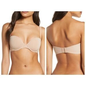 NATORI MINIMAL STRAPLESS BRA W/ Straps (32DD)